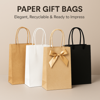 Paper Gift Bags – Elegant, Recyclable & Ready to Impress